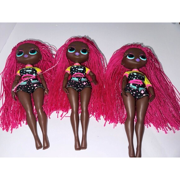 LOL Surprise OMG Dance Dance Dance VIRTUELLE Doll MGA Pink Braids bundle of 3 - Picture 9 of 9